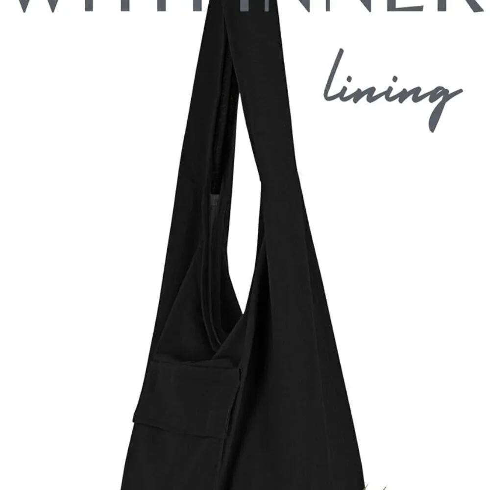 Boho Crossbody Bag Cotton Unisex Lightweight Travel Purse with Zipper